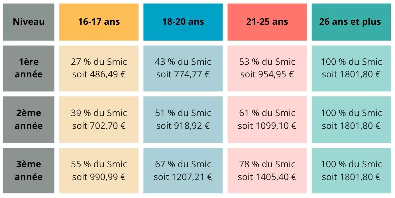 Le Salaire En Alternance En 2025 IFCV